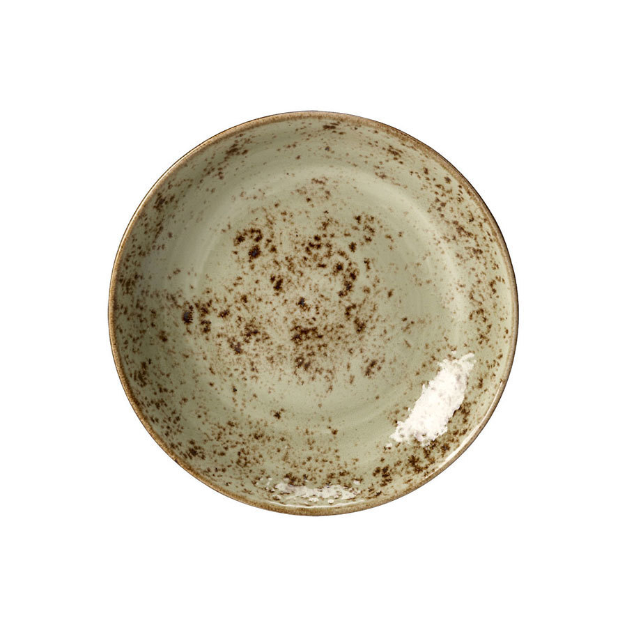 Steelite Craft Vitrified Porcelain Green Round Coupe Bowl 13cm