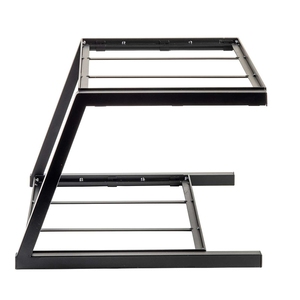 TableCraft Large Black Powder Coated Grab & Go Two Tiered 1/1 Gastronorm Frame 59.5x45x33cm