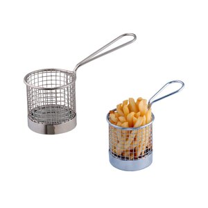 Signature Collection Mini Spaghetti Basket Stainless Steel 8 x 8cm