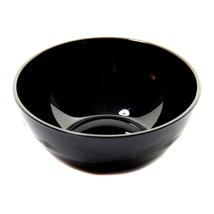 Harfield Polycarbonate Black Round Bowl 12cm 350ml 12oz