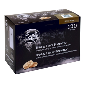 Bradley Bisquettes - Hickory - pack of 120