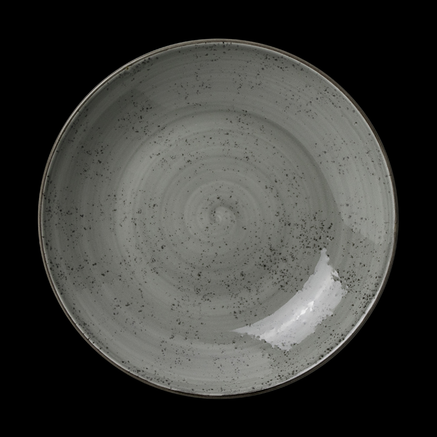 Steelite Urban Vitrified Porcelain Smoke Grey Round Coupe Bowl 21.6cm