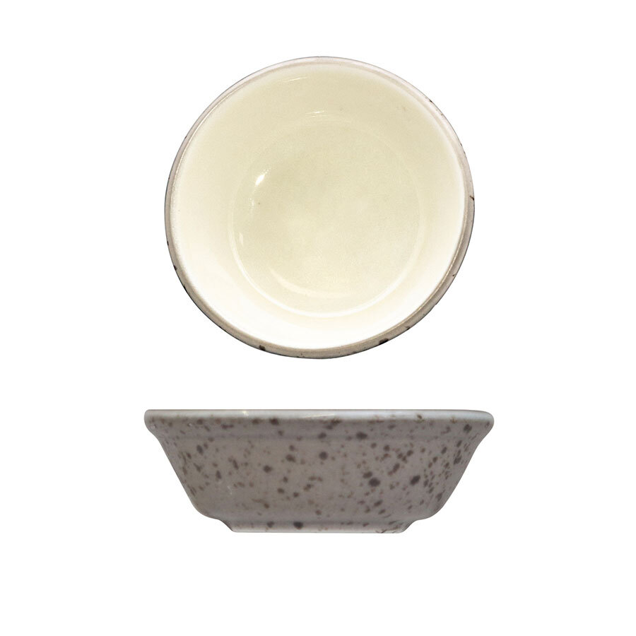 Artisan Cove Vitrified Stoneware Cream Round Dip Pot 7cm