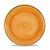 Churchill Stonecast Vitrified Porcelain Tangerine Round Coupe Plate 26cm