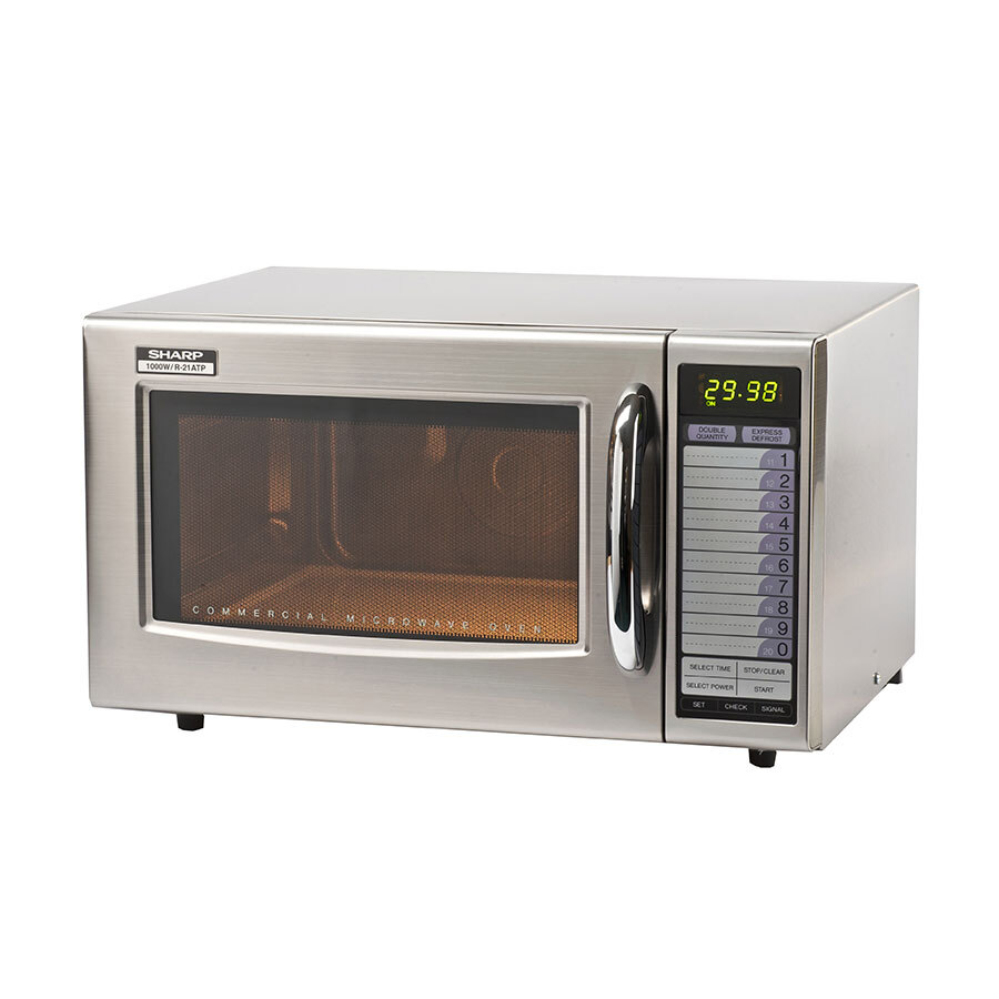 Sharp R21AT Microwave Oven - 1000watt - Touch Controls - 1 year warranty