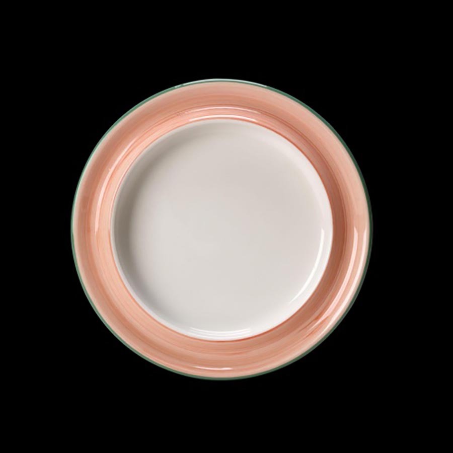Steelite Freedon Vitrified Porcelain Pink Round Plate 8.5 Inch 21.6cm