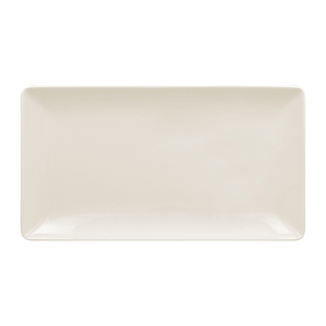 Rak Nano Vitrified Porcelain White Rectangular Serving Plate 33.5x18cm