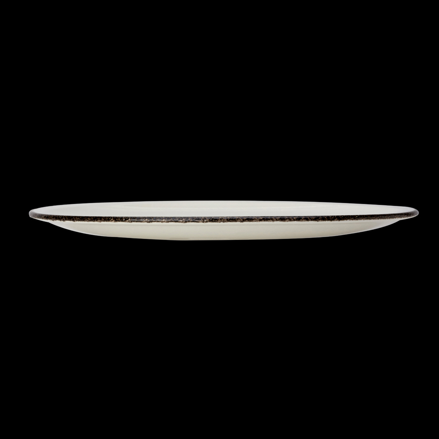 Steelite Charcoal Dapple Vitrifird Porcelain Round Pizza Plate 31.5cm 12½ Inch