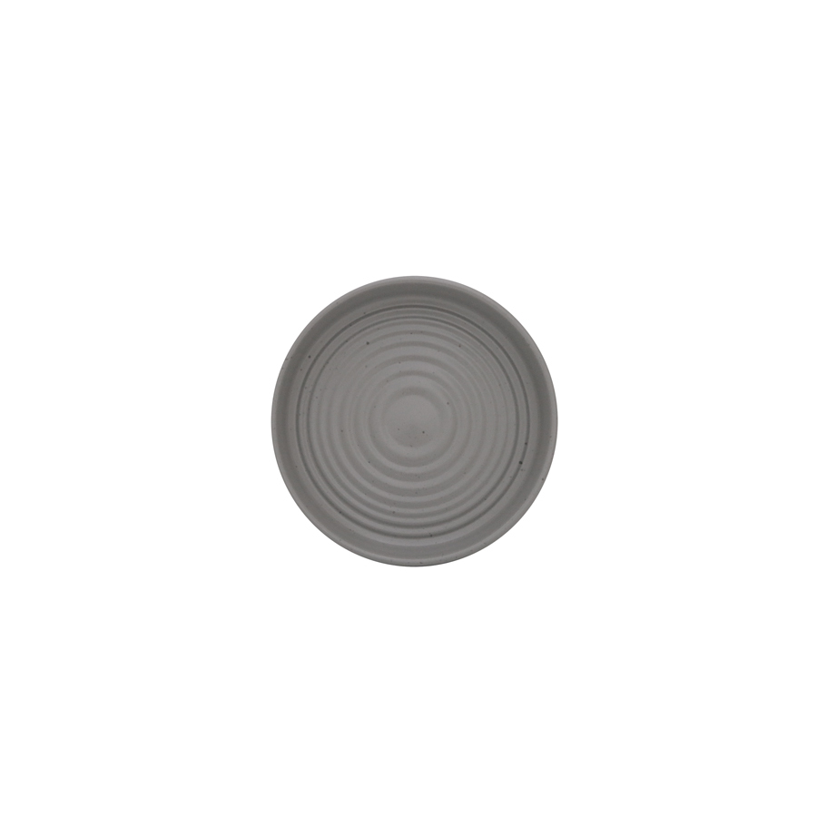 Artisan Pebble Vitrified Fine China Grey Round Stacking Tapas Bowl 12cm