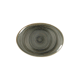 Rak Spot Vitrified Porcelain Peridot Oval Platter 32cm