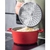 MasterClass Red Cast Aluminium Round Casserole Dish With Lid 2.5 Litre