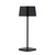 Utopia Montego Black Aluminium LED Cordless Lamp 30cm