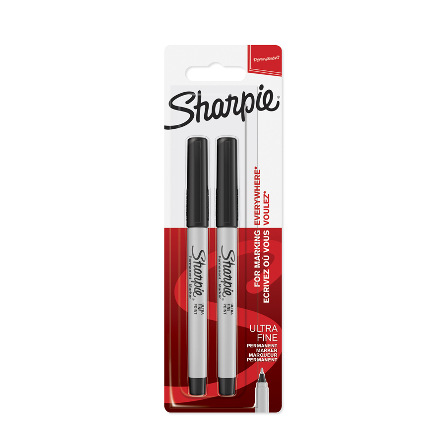 Sharpie Ultra Fine Permanent Marker Black Blister
