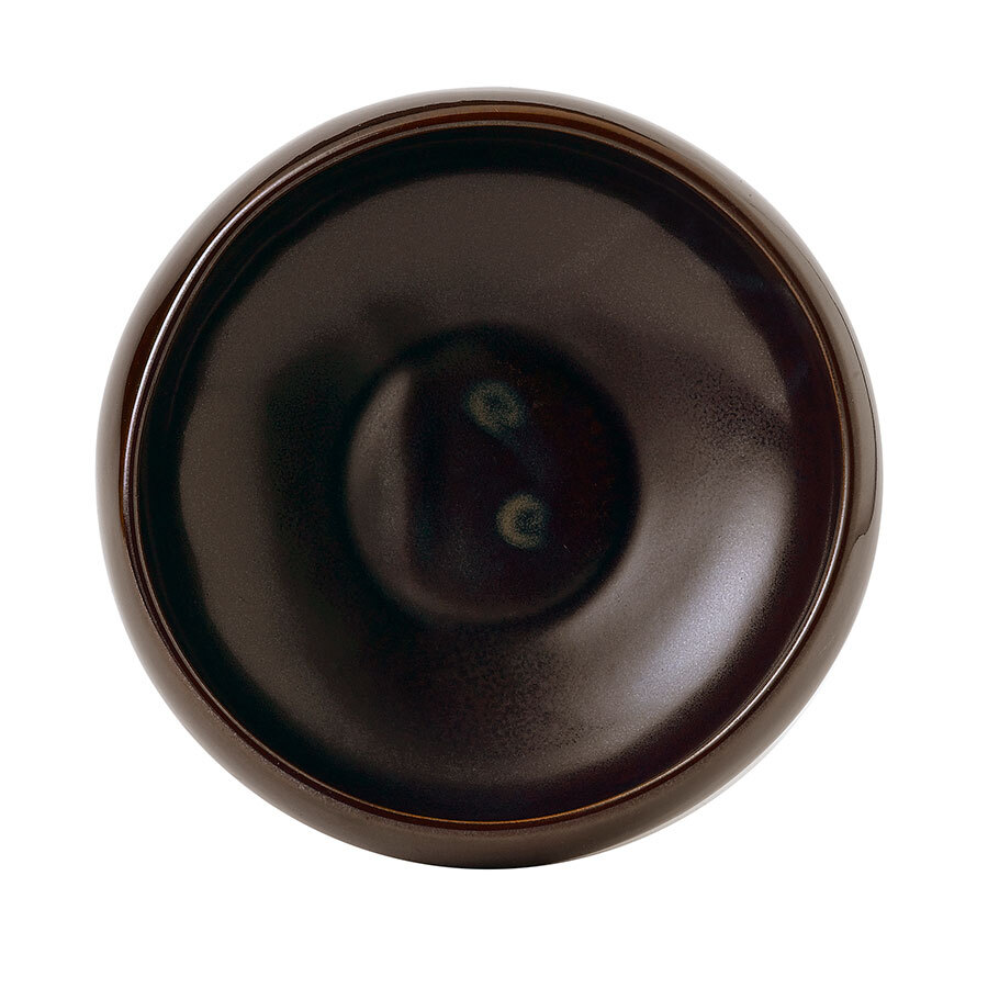 Churchil Emerge Vitrified Porcelain Cinnamon Brown Round Deep Bowl 15.8x7.5cm 113.6cl 40oz