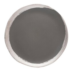 Jars Reflets D'Argent Anthractite Grey Plate 20cm
