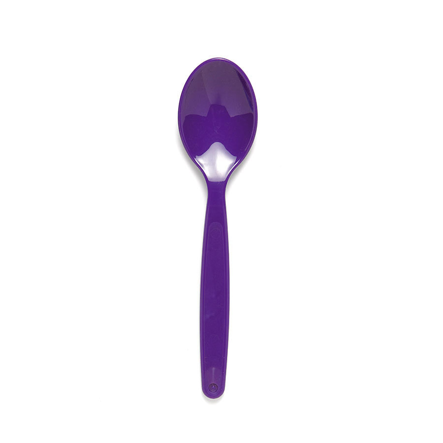 Harfield Polycarbonate Dessert Spoon Small Purple 17cm