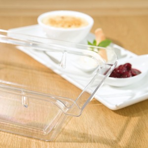 Churchill Alchemy Buffet Polycarbonate Clear Square Tray Cover 30.3cm