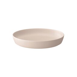 Villeroy & Boch Iconic Beige Porcelain Round Bowl 21.5cm