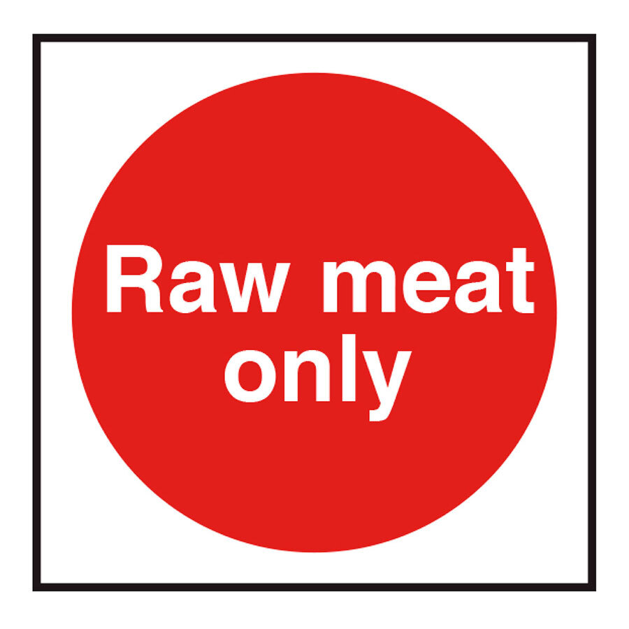 Raw Meat Only Catering Vinyl Sticker