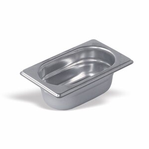 Pujadas Pan 1/9 Gastronorm 18/10 Stainless Steel 100mm