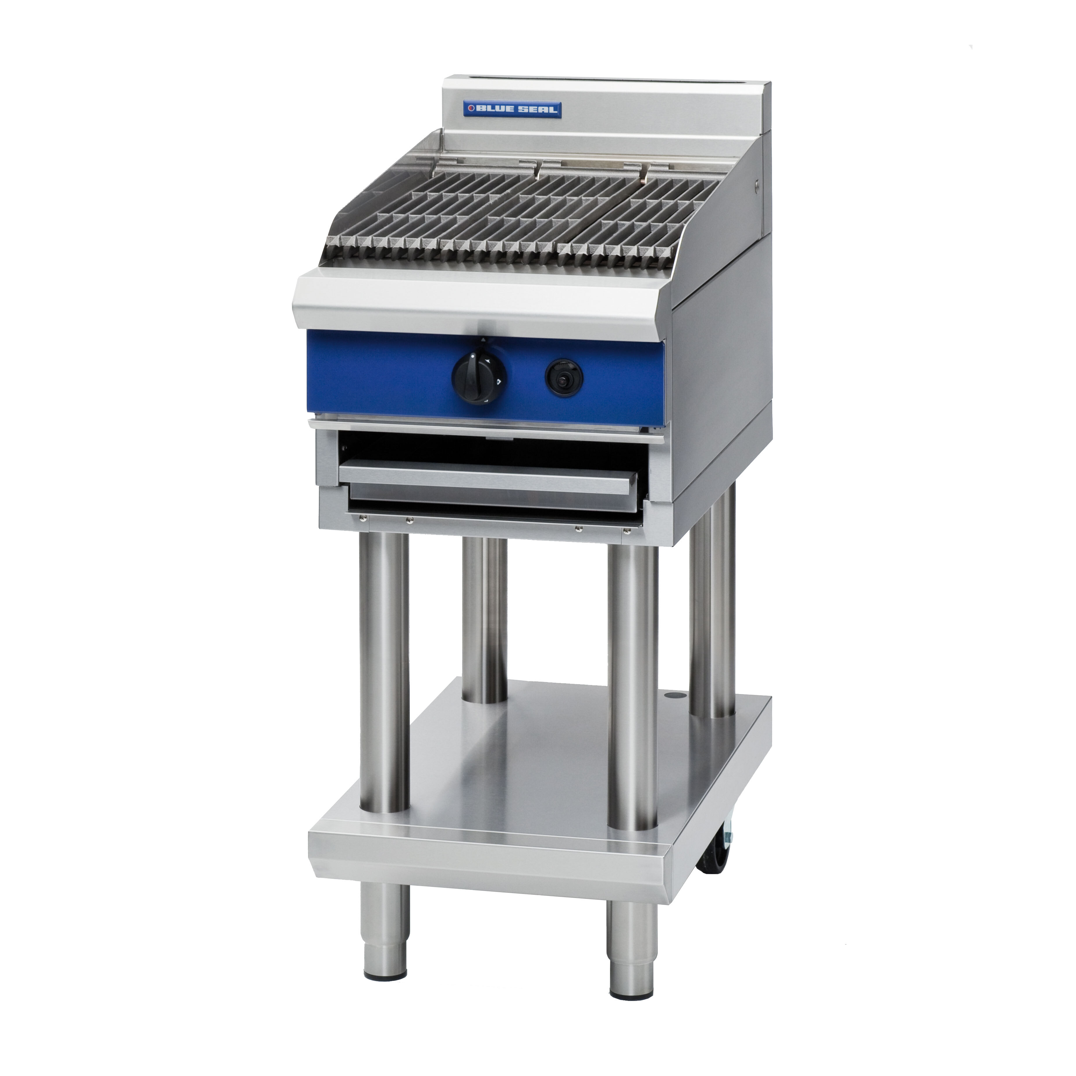Blue Seal G59/3-LS Evolution Chargrill On Leg Stand