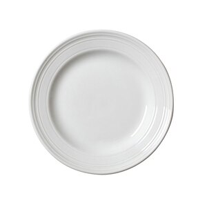 Steelite Bead Vitrified Porcelain White Round Plate 16.5cm