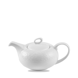 Churchill Abstract Alchemy Fine China White Teapot 44cl 15oz