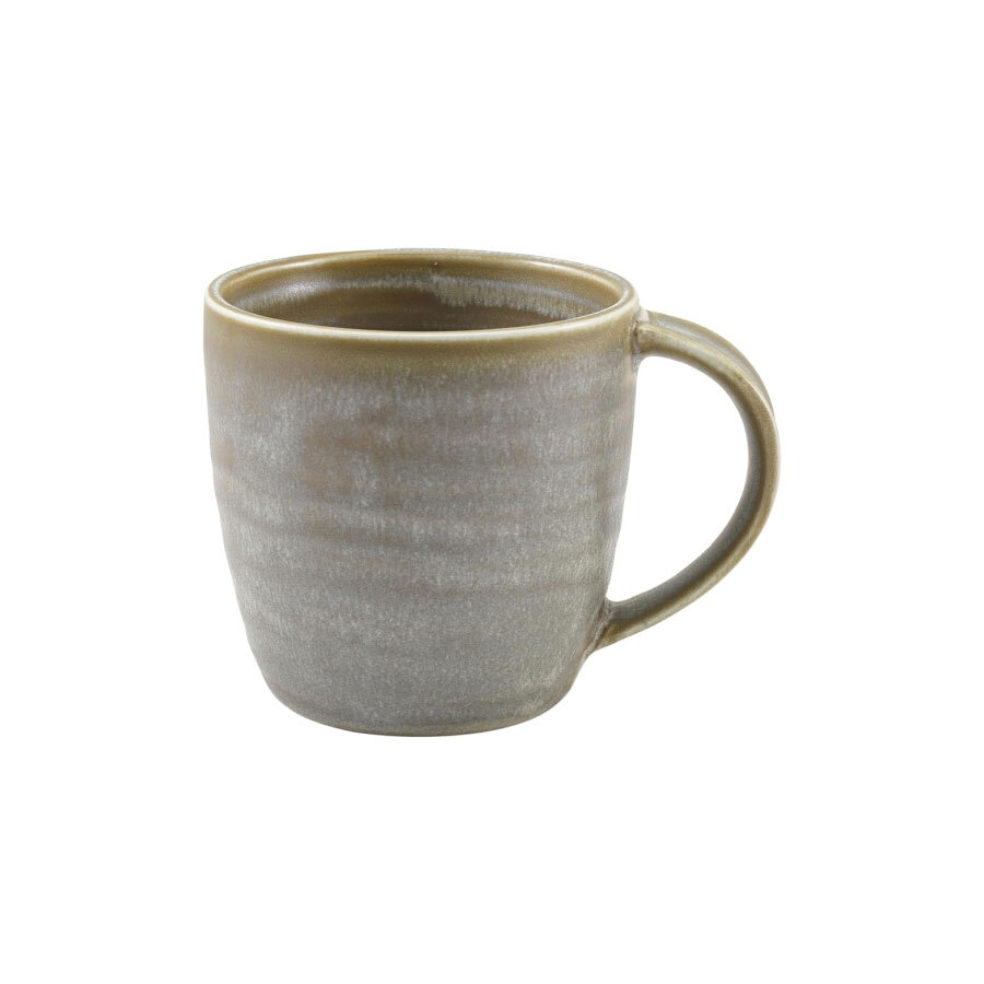 Genware Terra Porcelain Matte Grey Mug 30cl 10.5oz
