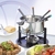 KitchenCraft Silver Stainless Steel Deluxe Fondue Set