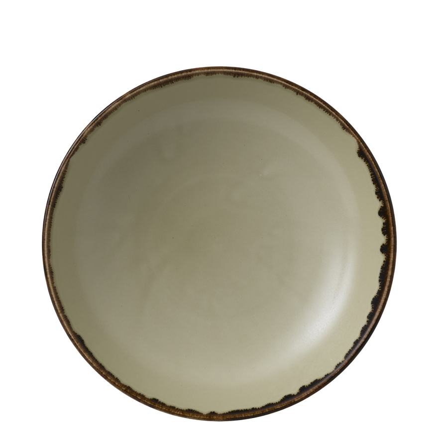 Dudson Harvest Vitrified Porcelain Linen Round Coupe Bowl 24.8cm 113.6cl 40oz