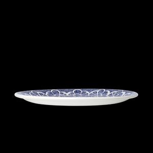Steelite Ink Vitrified Porcelain Nomad Blue Round Coupe Plate 25.25cm