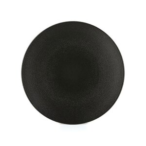 Revol Equinoxe Porcelain Black Round Dinner Plate 28cm