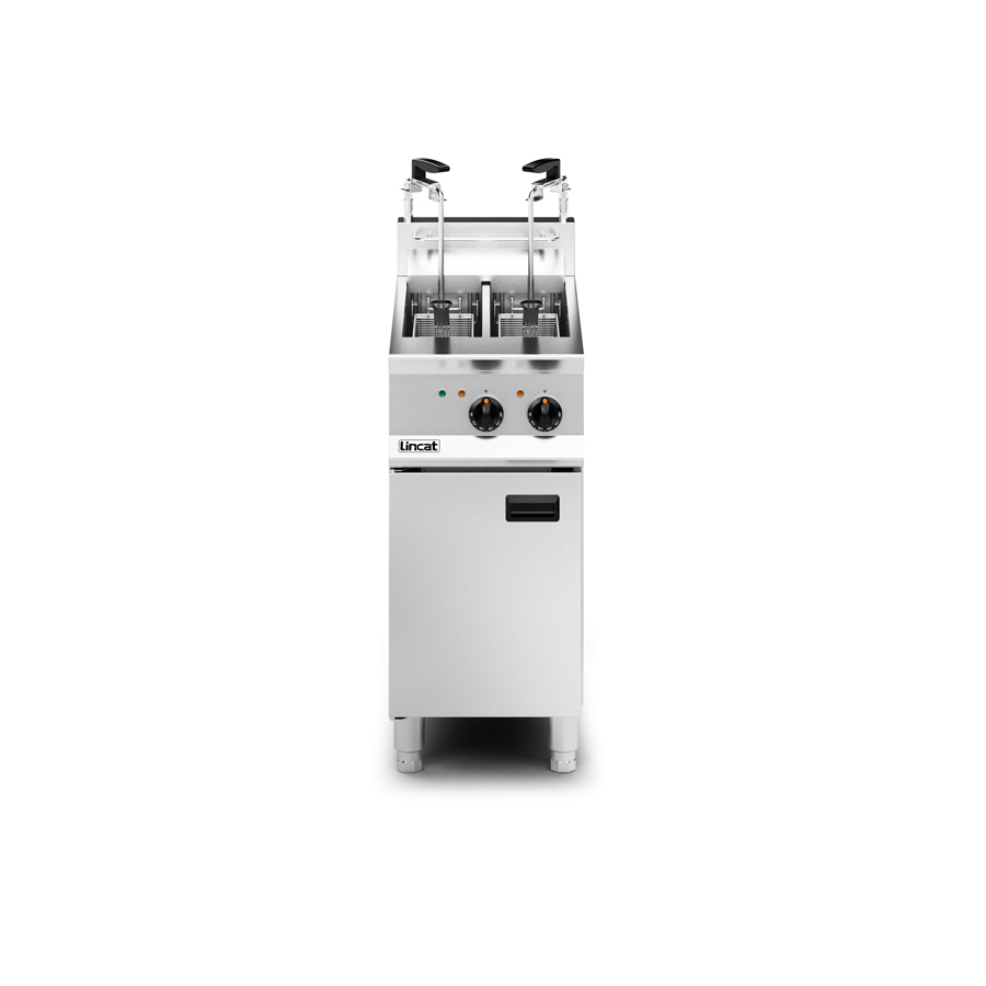 Lincat Opus 800 OE8105/OP2 Electric Fryer with Pump - 2 Pan