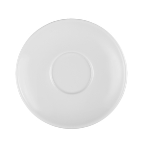 Churchill Art De Cuisine Menu Beverage Porcelain White Round Medium Saucer 15.5cm