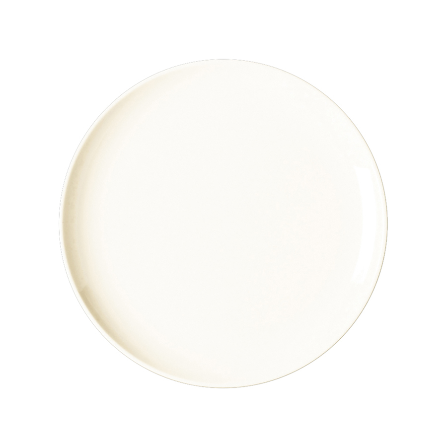 Rak Nano Vitrified Porcelain White Round Flat Coupe Plate 15cm
