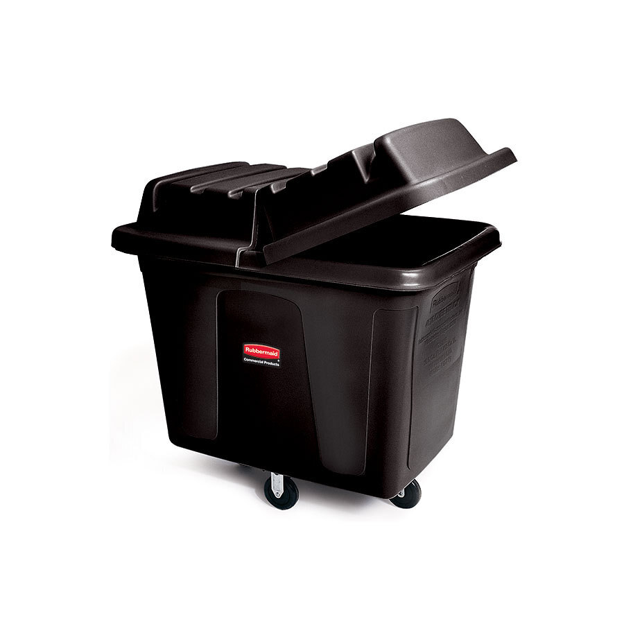 Rubbermaid Domed Lid For 300ltr Cube Truck Black Polyethylene For Use With HEA588BK