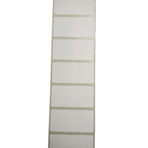 White Plain Seal Labels 50.8x25.4mm