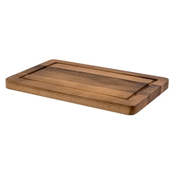 Rafters Acacia Wooden Rectangle Board With Groove 30X18Cm
