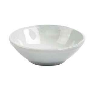 Superwhite Porcelain Round Oriental Dip Dish White 7cm
