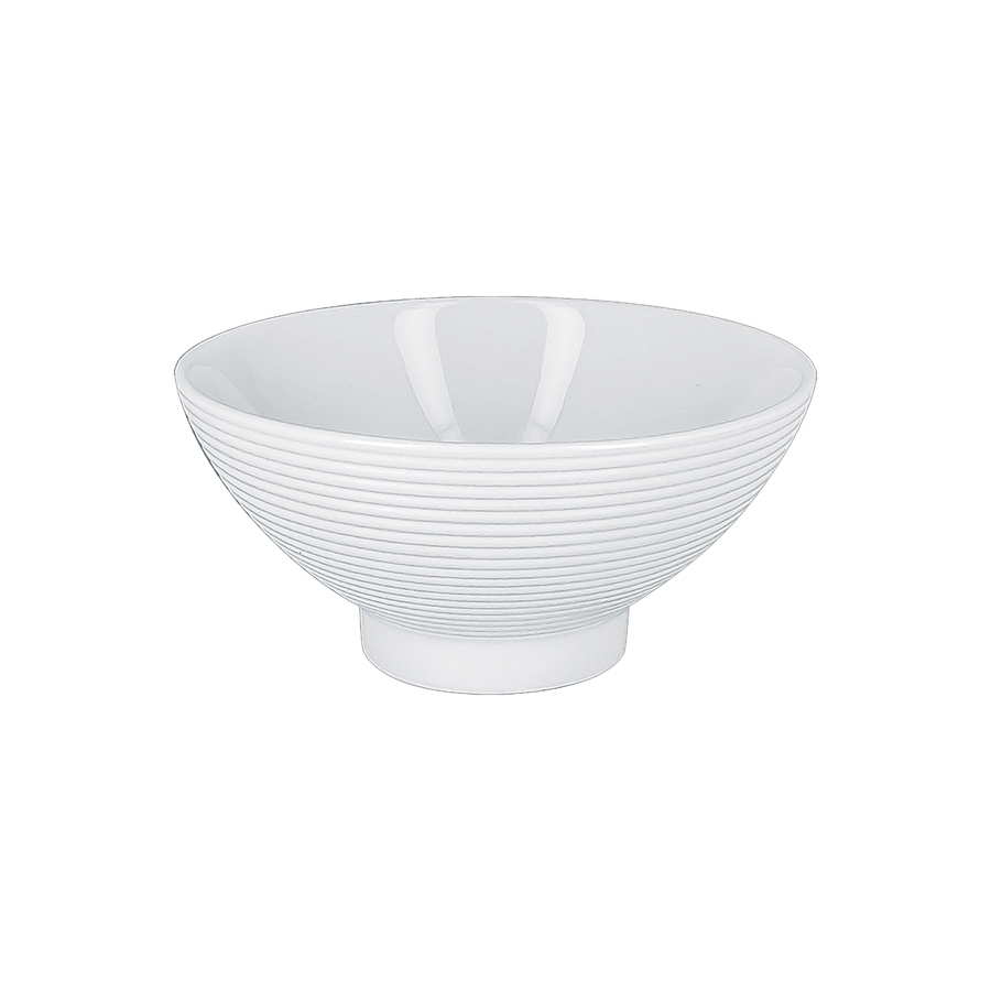 Rak Evolution Vitrified Porcelain White Round Bowl 28cl