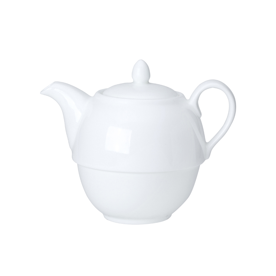 William Edwards Coupe White Bone China Tea for Teapot 46cl
