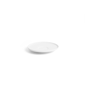 Crème Esprit Vitrified Porcelain White Round Saucer 13cm