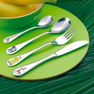 Amefa Safari Kids Cutlery Set 18/0 Stainless Steel 4 Piece