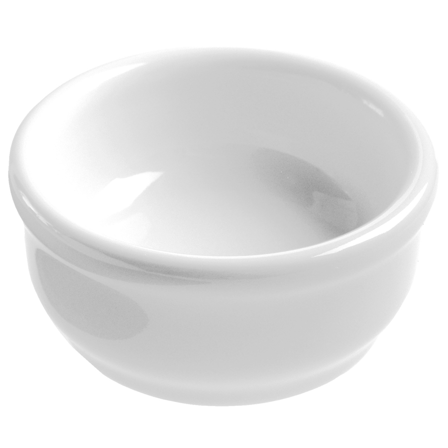 Revol Les Essentiels Porcelain White Round Butter Dish 5.8x3cm 3cl