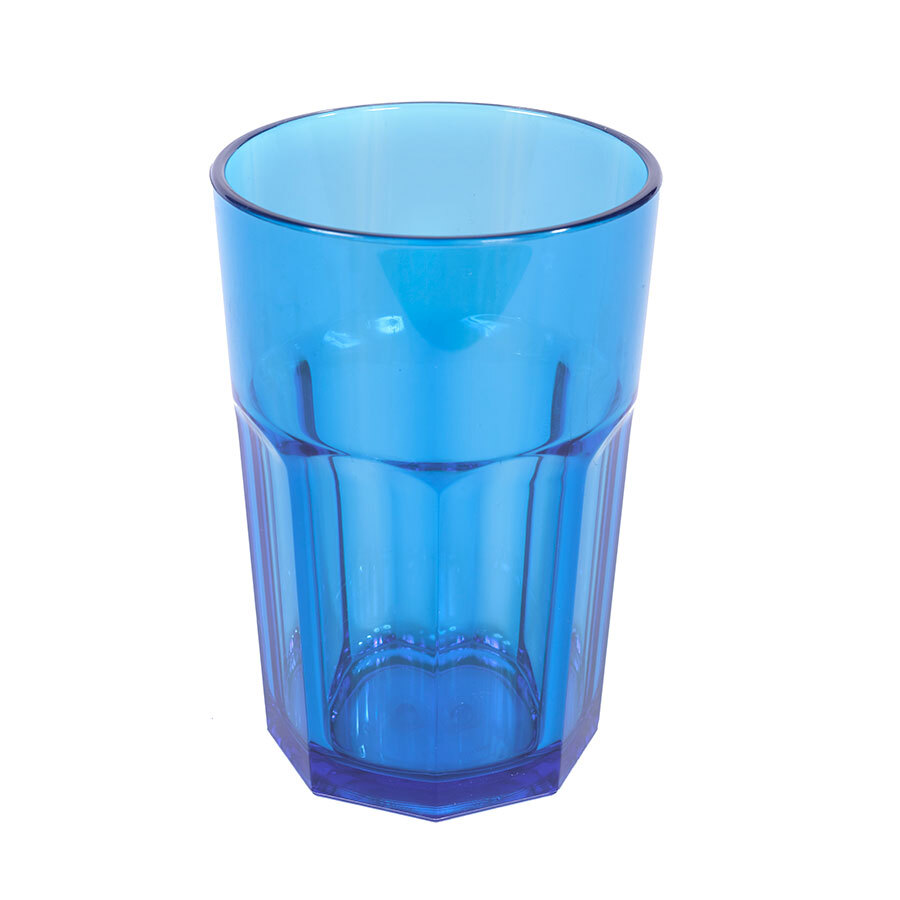 Harfield Copolyester American Style Translucent Blue Tumbler 12oz