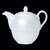 William Edwards Spiro Bone China Round White Tea For One Teapot 46cl 16oz