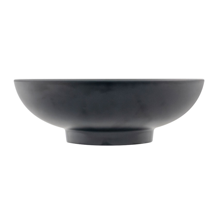 Mirage Fusion Melamine Black Round Ramen Bowl 22.5x7.5cm 1.45 Litre 51oz