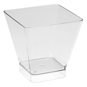 Clear Square Pot 200 Pack 150ml