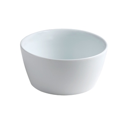 Astera Style Vitrified Porcelain White Round Side Bowl 15cm