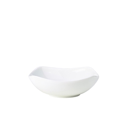 GenWare Porcelain White Rounded Square Bowl 17cm